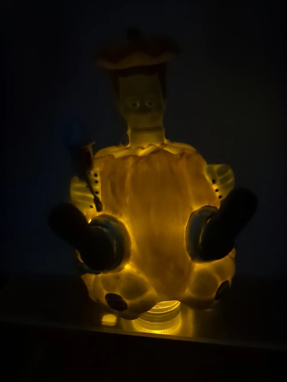 Vintage 1997 Spooky Hollow Lighted Halloween Pumpkin Express Frankenstein Train